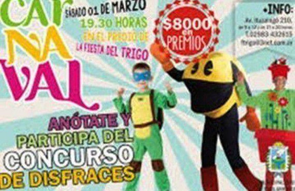 El Carnaval le pone color a Tres Arroyos