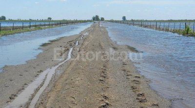 Solicitan declarar la emergencia por inundaci�n en distritos del departamento Castellanos