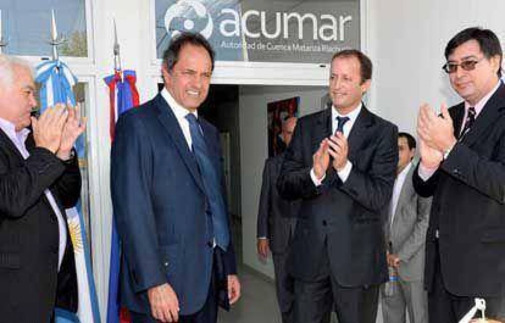 �Se trabaja en obras de saneamiento como nunca antes�, afirm� Scioli