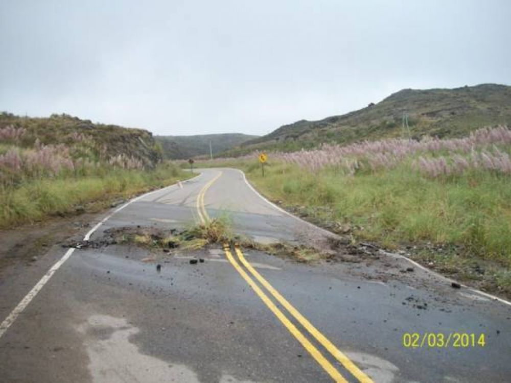 Recomiendan circular con precauci�n sobre Ruta N� 9