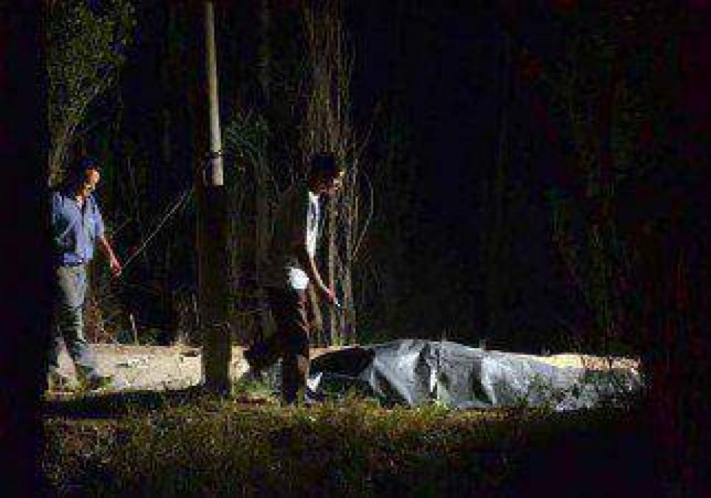 Encontraron una persona muerta en un zanj�n 