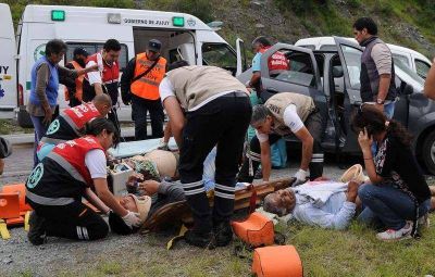 Una mujer muri� en choque entre un auto y un utilitario