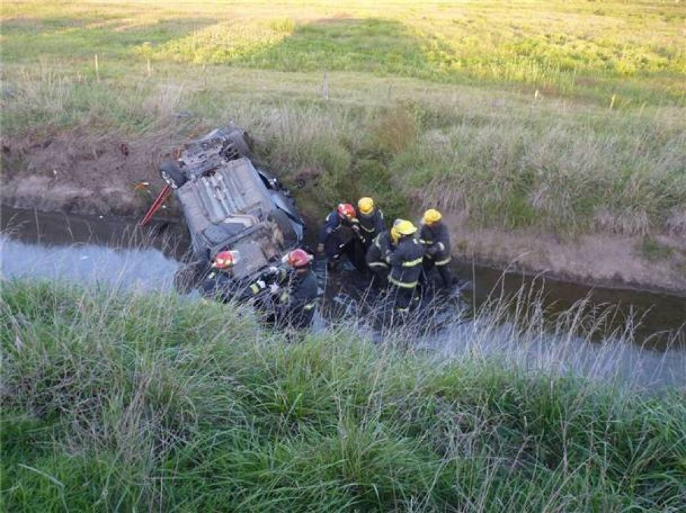 Tr�gico vuelco ayer, con tres muertos
