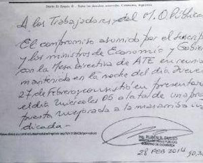 UPCN logr� un acuerdo con Obras P�blicas
