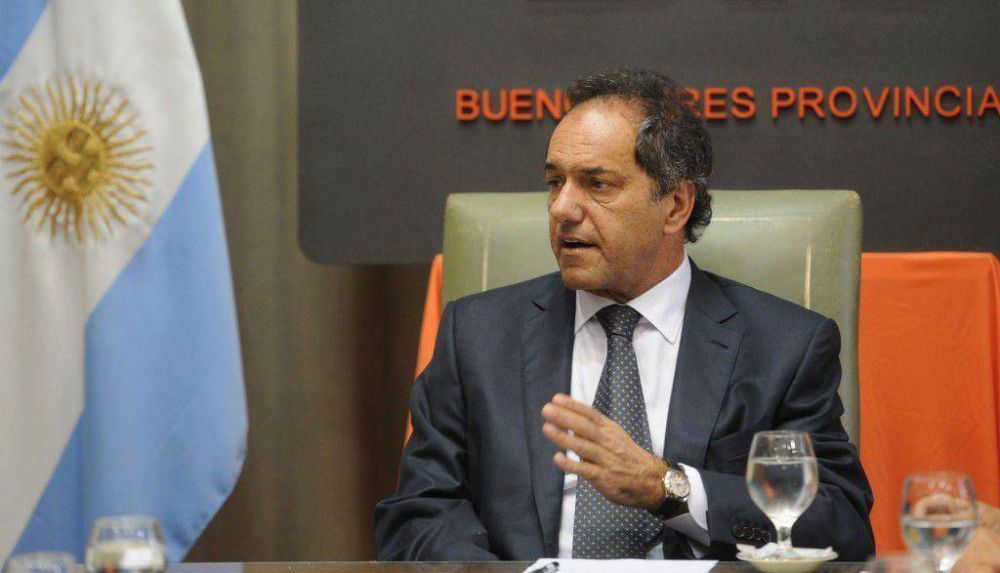Scioli descart� suba de impuestos y llam� a Massa a un �di�logo constructivo�