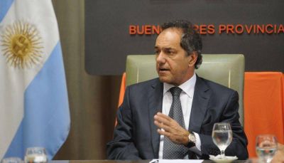 Scioli descart� suba de impuestos y llam� a Massa a un �di�logo constructivo�