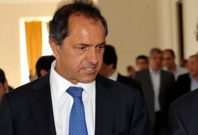 Scioli critic� a Massa por oponerse 