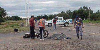 Cami�n atropell� y mat� a motociclista en el acceso a la localidad de Chiriguanos