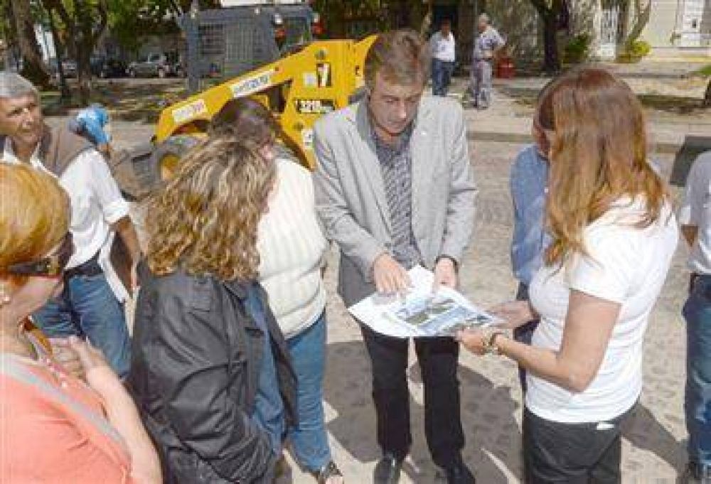 El lunes 17 comenzar� la obra de iluminaci�n en bulevar Yrigoyen
