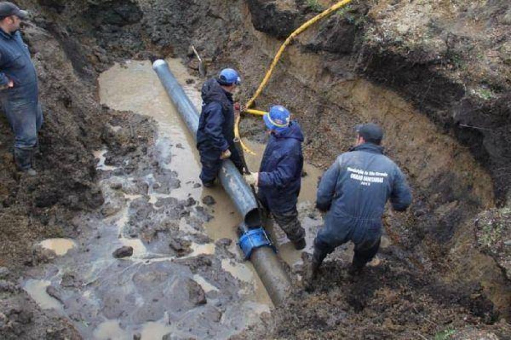 El municipio repar� acueducto tras ocho horas de intensa labor