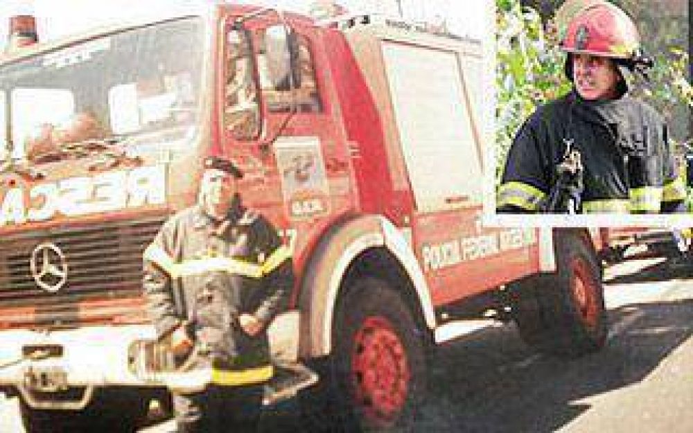 Homenajearn al bombero de Lans fallecido en Barracas