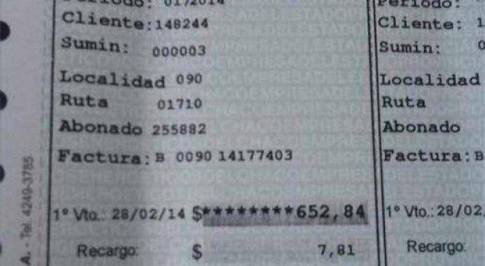 Facturaci�n de Secheep II: la incongruencia total