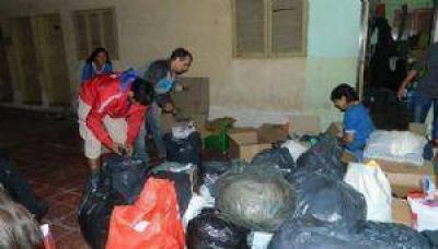 Quemaron ropa donada a damnificados por el alud