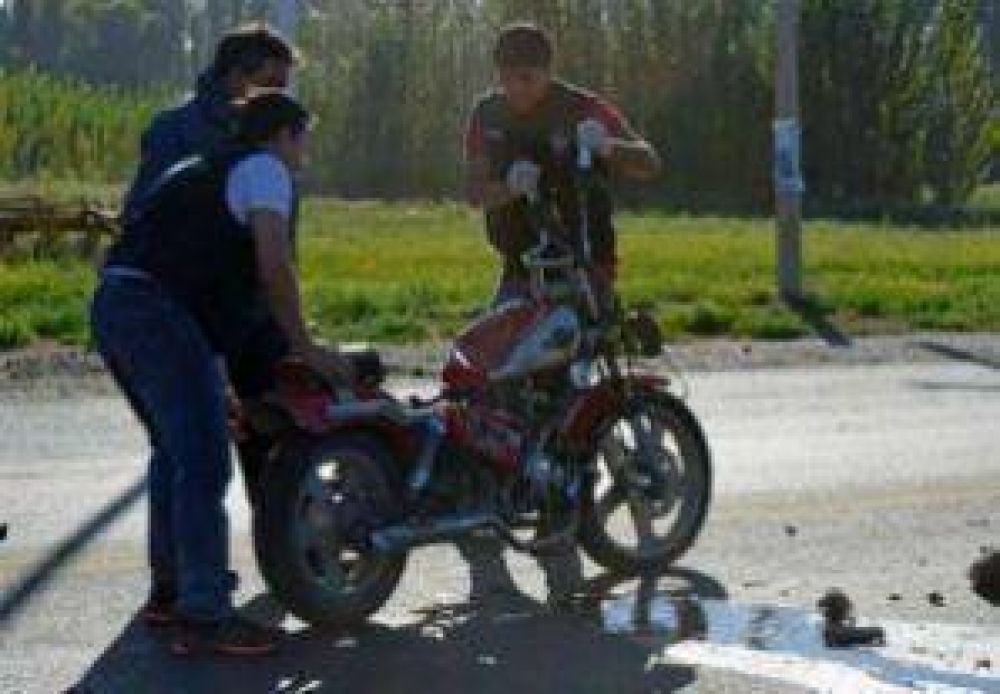 Accidente fatal en Lamarque: Muri� un motociclista