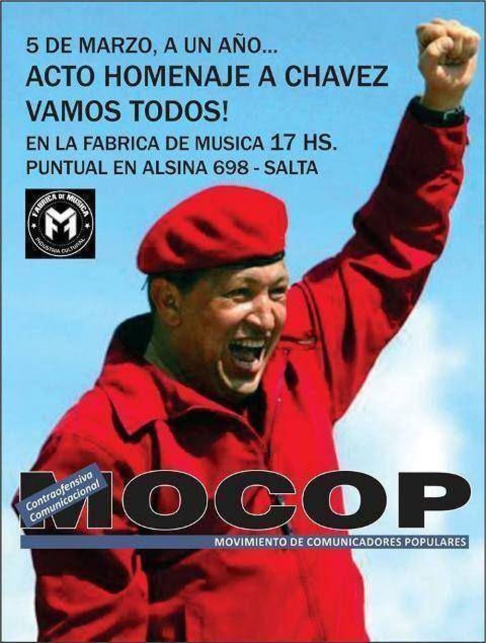 CHAVEZ SER� HOMENAJEADO EN SALTA