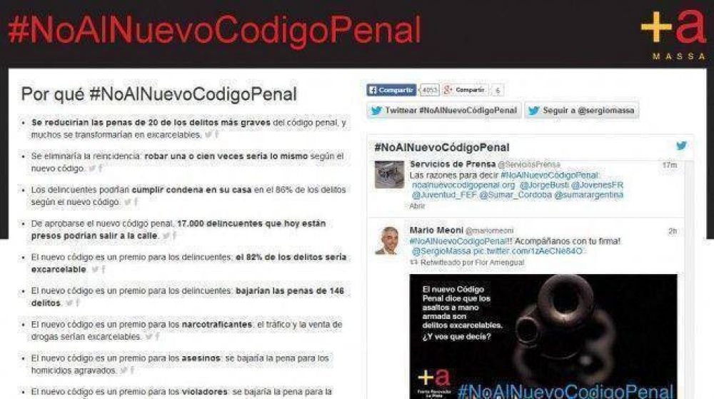 El massismo insiste en rechazar un proyecto que todav�a no existe