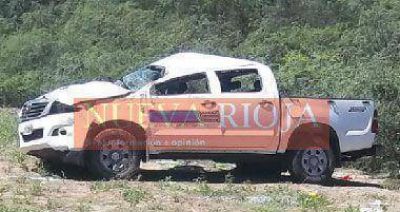 Espectacular vuelco en Ruta 38 no fue tragedia de milagro
