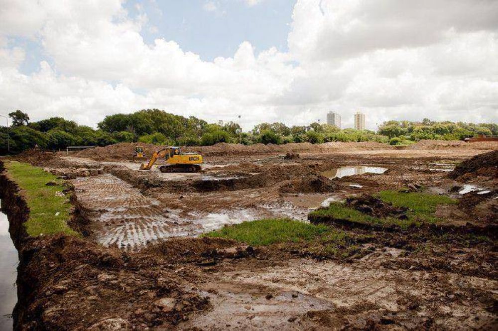 Se contruyen reservorios para mitigar las inundaciones