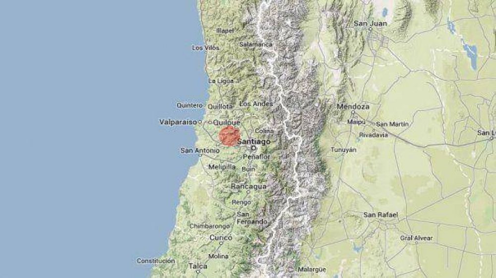 Un terremoto de 5,7 grados sacudi� el centro de Chile