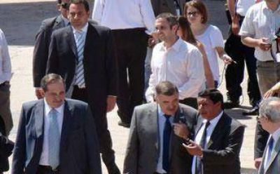 Alperovich visit� obras en Santa Rosa de Leales