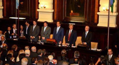 Sin grandes anuncios, Scioli ratific� su alineamiento con La Rosada y anunci� �la hora del desarrollo�