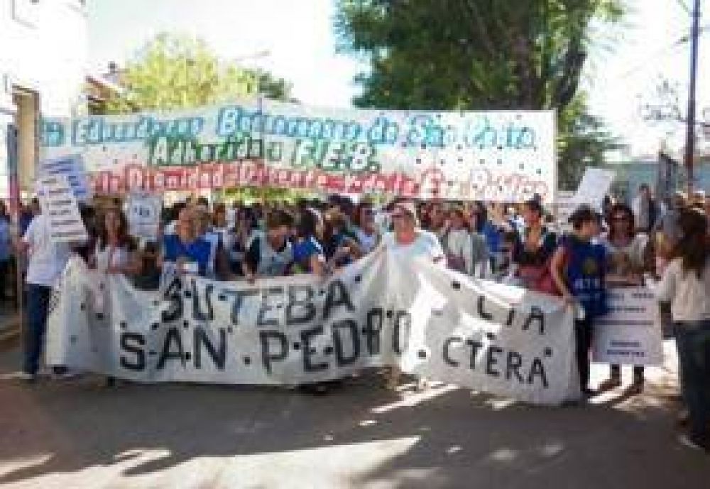 En medio del paro, los docentes se movilizar�n para exigir respuestas