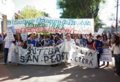 En medio del paro, los docentes se movilizar�n para exigir respuestas