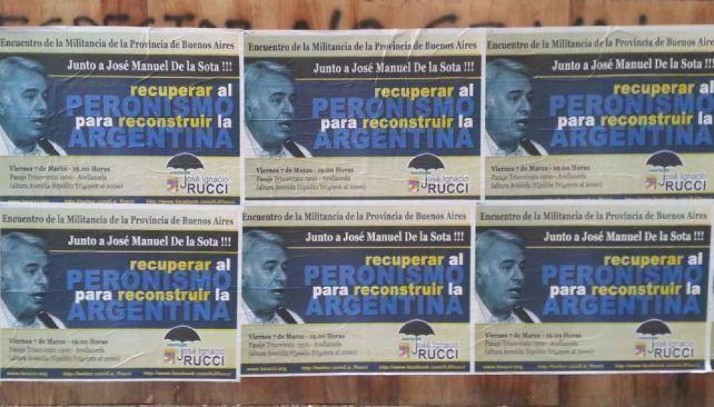 De la Sota encabeza un acto partidario en el territorio de Scioli