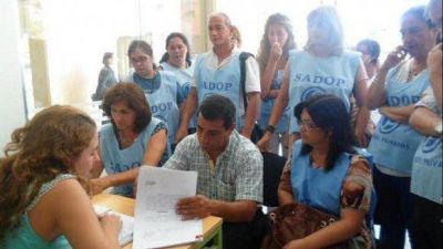SADOP denunci� al gobierno por discriminaci�n ideol�gica