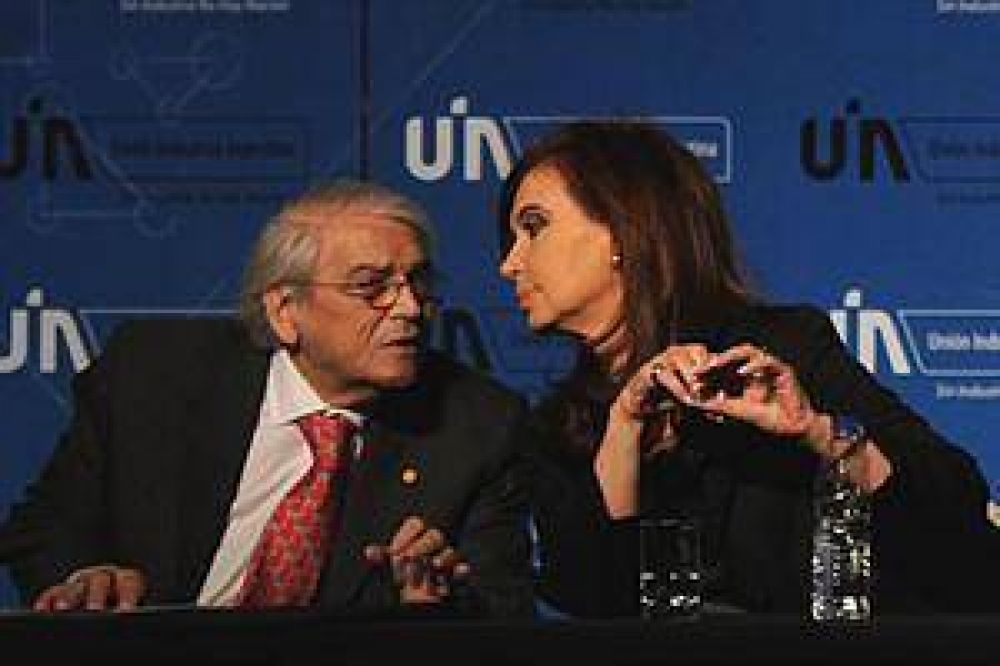 Cristina Kirchner recibe a H�ctor M�ndez en la Casa Rosada