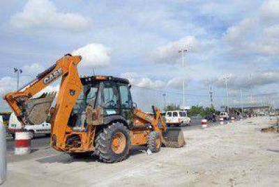Trasladaron las d�rsenas para colectivos en Puente La Noria