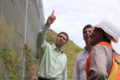 La Porta destac� los avances en las obras de la Autopista La Plata-Buenos Aires