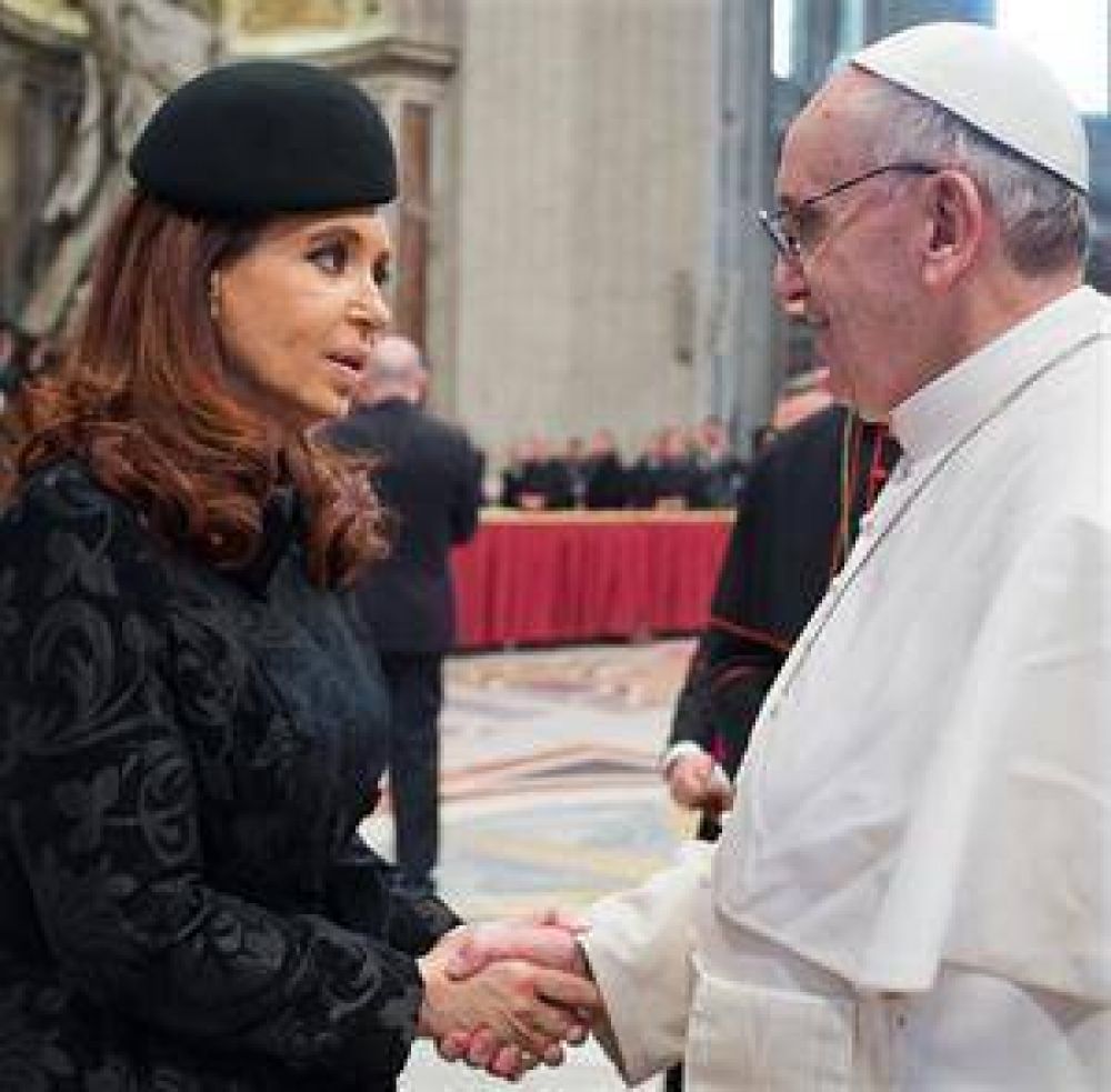 El Papa compartir� con Cristina un almuerzo privado en el Vaticano