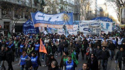 La CTA ratific� el paro nacional en reclamo de aumentos del 35%