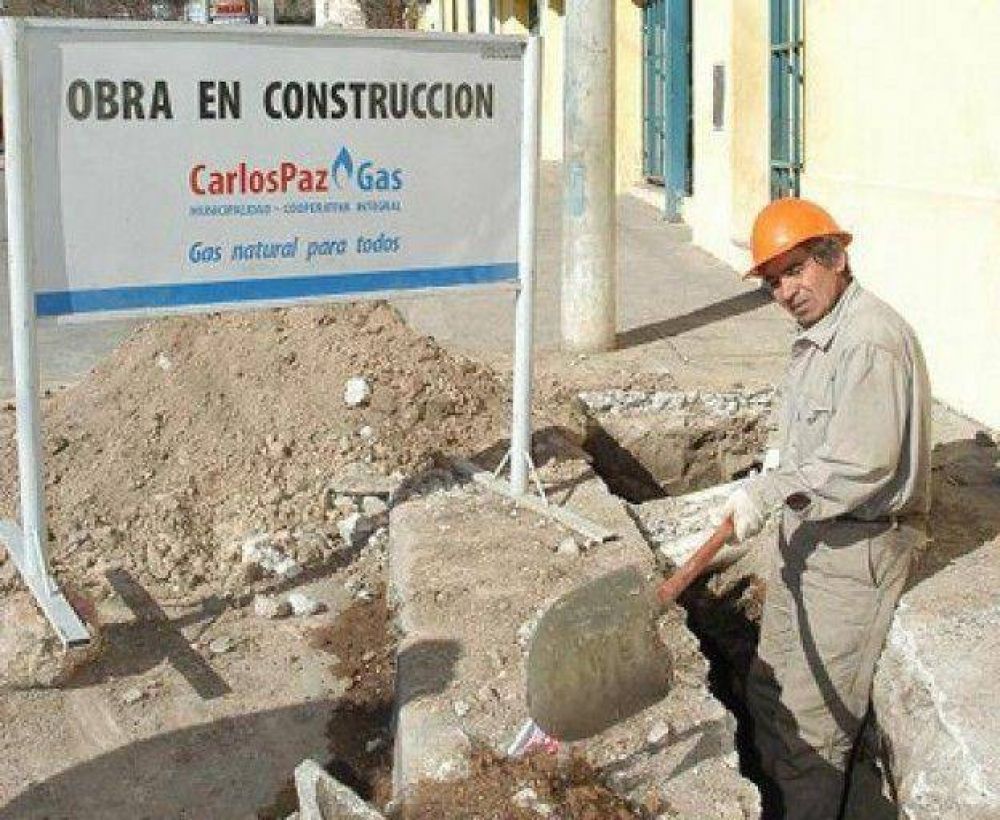 Carlos Paz Gas se alista para habilitar la obra en La Quinta