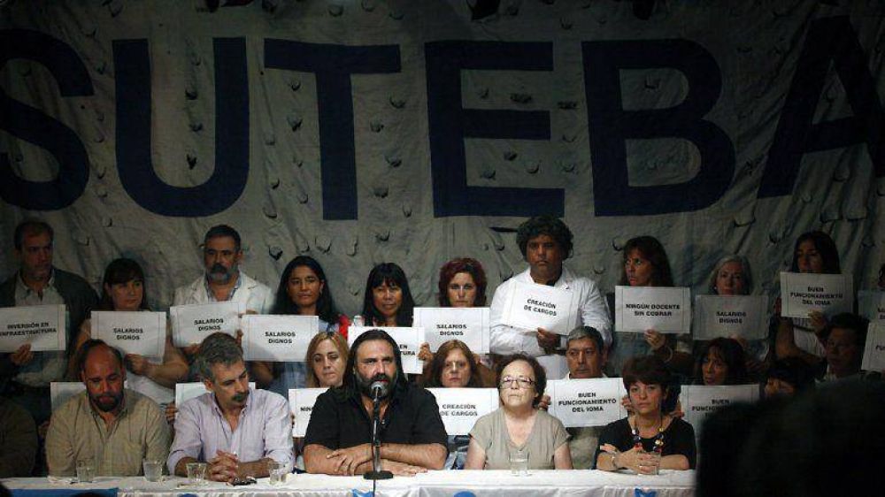 Paritarias: estatales y docentes bonaerenses presionan al Gobierno con cuatro d�as de paro