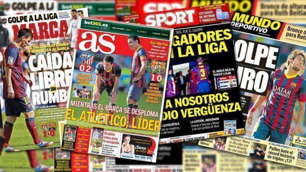La prensa espa�ola critica el "golpe duro" al Barcelona
