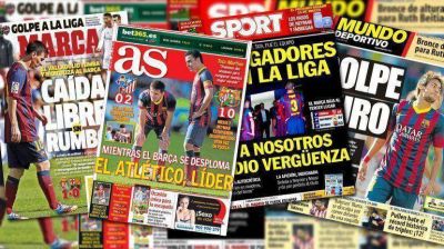 La prensa espa�ola critica el "golpe duro" al Barcelona