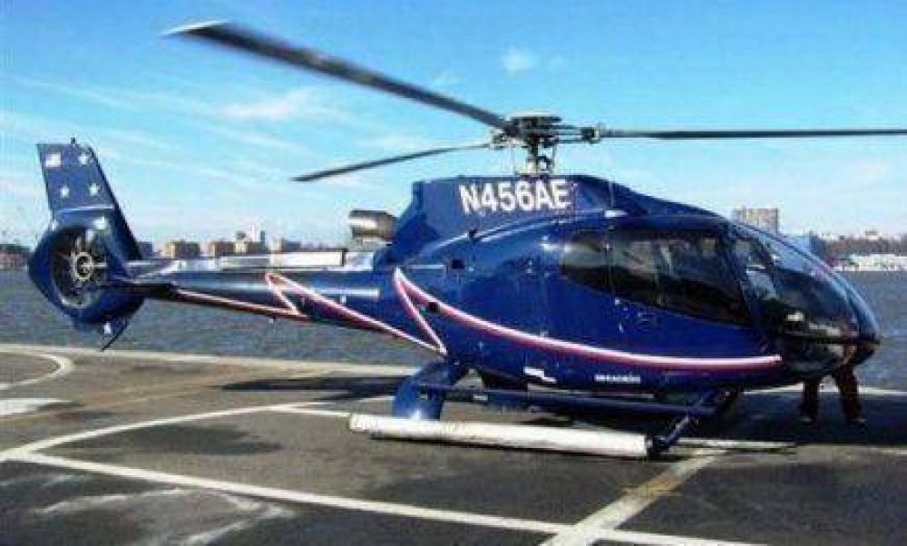 Mantener el helicptero "personal" de Closs supera el milln de pesos mensual
