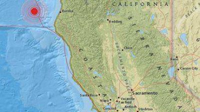 Fuerte sismo cerca de California