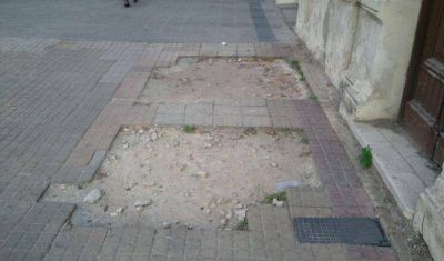 El estado de las veredas marplatenses en ruinas, nuevo factor de riesgo para la salud