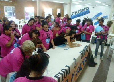 Hubo un encuentro de mujeres militantes kirchneristas