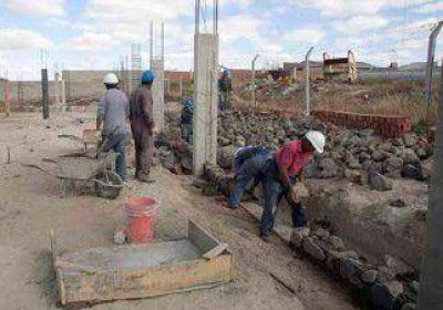 Avanza la construcci�n de la planta de procesamiento de lana 