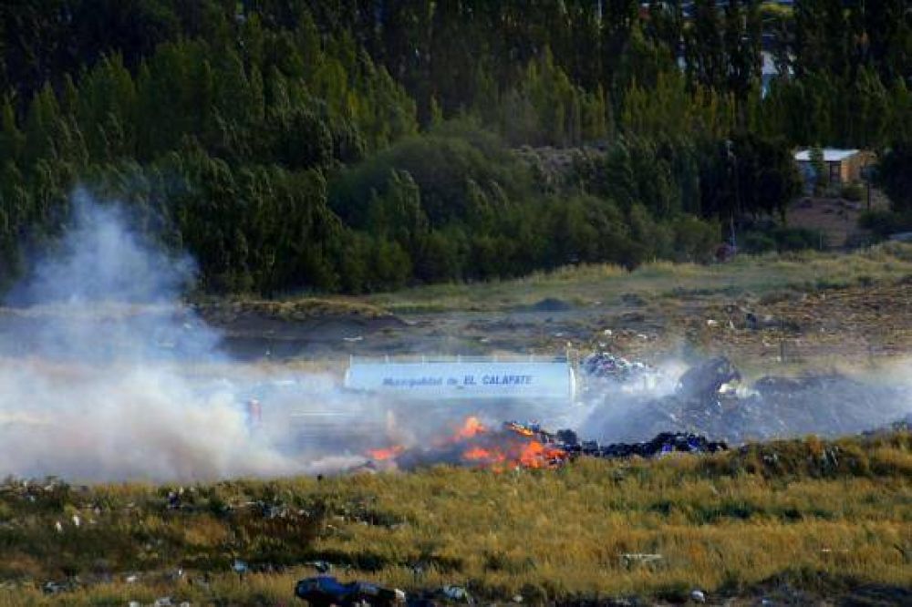 Un nuevo incendio en el basural de El Calafate