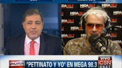 El desopilante d�plex entre Roberto Pettinato y Fabi�n Doman