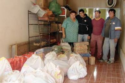 M�s de 350 kilos de alimentos fueron donados al Comedor de Mirella