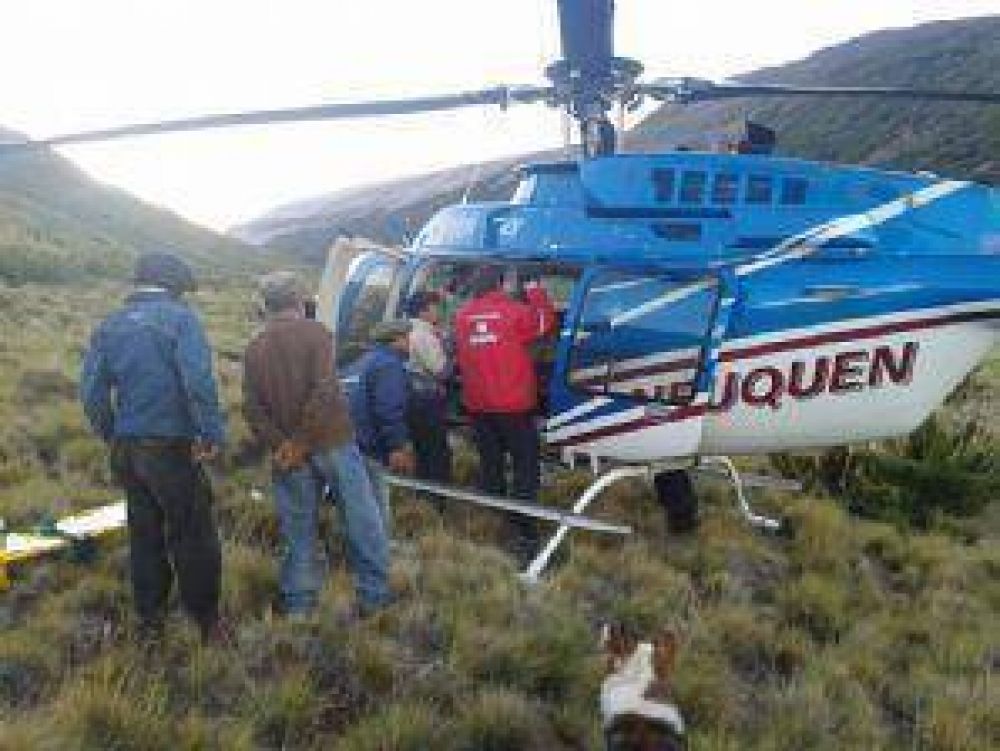Milagro en Laguna Hualcupen: Exitoso rescate de un poblador que sufri un ACV y cay de un caballo