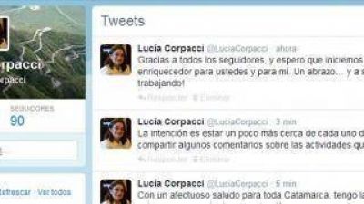 La Gobernadora en Twitter: �A seguir trabajando�