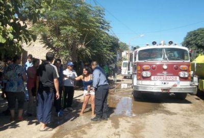 Marcha por falta de insumos en el cuerpo de Bomberos