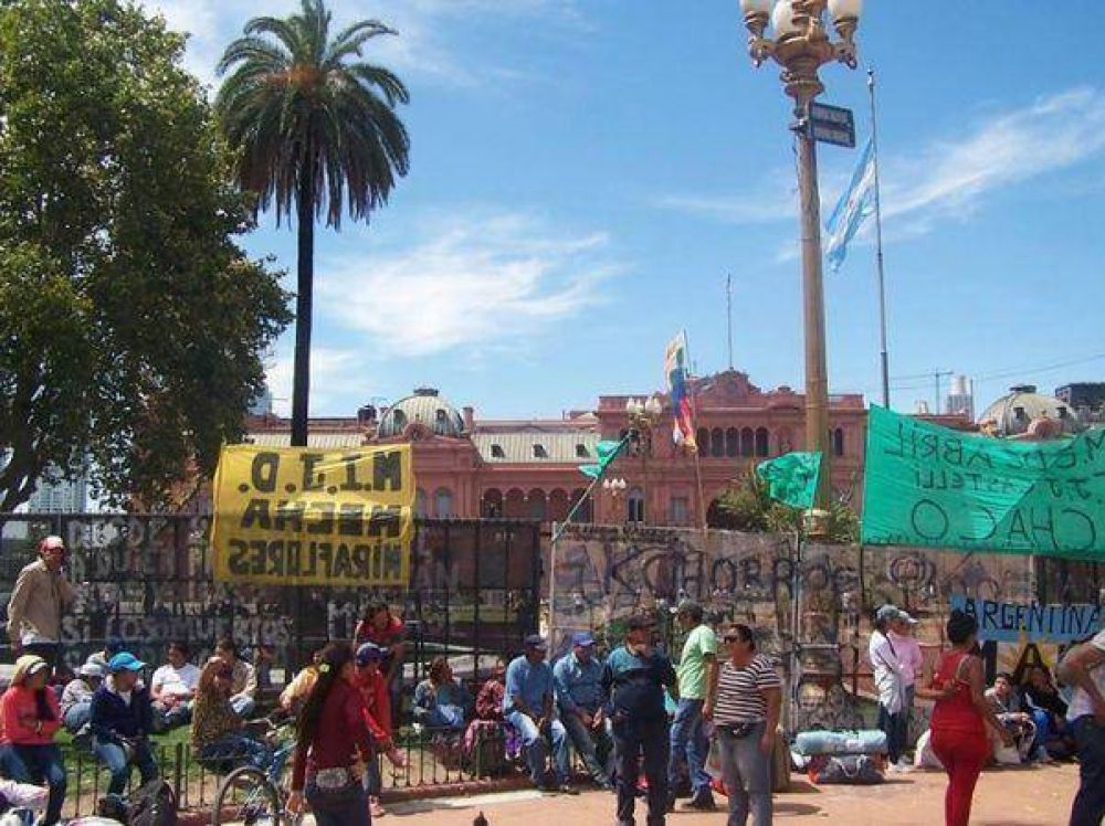 Protesta en Buenos Aires contra el gobierno chaque�o